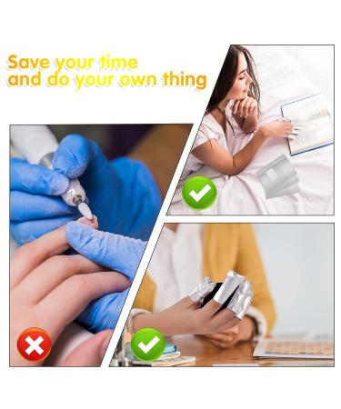 Buy Xinstroe 200 Pieces Nail Polish Remover Wraps Easy Gel Removal Foil Pads for Perfect Nails International Shipping Available - Buy Online on GoSupps.com