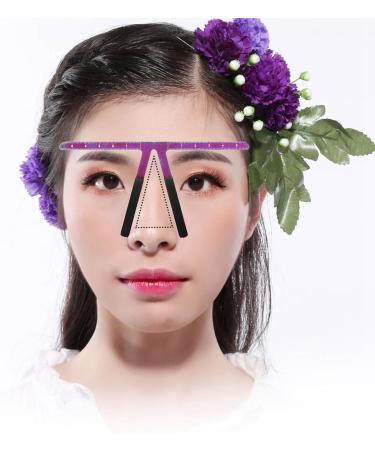 Tbest Sketch line eyebrows 4 colors punctuation three-point permanent line reusable row TATUOO STUPIO STUDIO STUDIO SIMMETRITURE EXSITURE MEASURING PAINT TATTOIO (PURPLE) - Buy Online on GoSupps.com