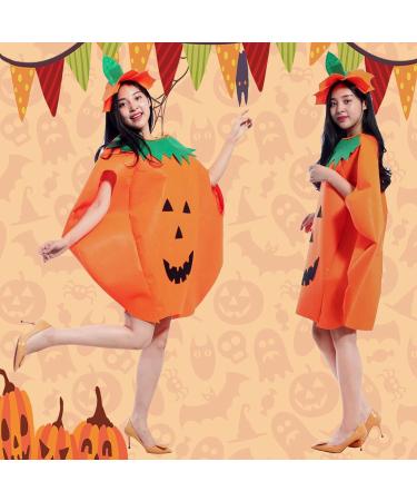 Halloween Pumpkin Costume Suit Halloween Costume Pumpkin with Pumpkin Basket and Hat Costume Pumpkin Outfit Pumpkin Cosplay Party Clothing Pumpkin Costume Adult for Halloween Party Cosplay Fancy - Buy Online on GoSupps.com