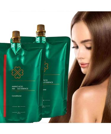 Amino Acid Moisturizing Repair Hair Care Conditioner,400ml Repairing Essence Hair Mask,Conditioner for Damaged or Dull Hair,Hydrating & Smoothing Conditioner,Luxury nourishing hair protein cream (2PC)