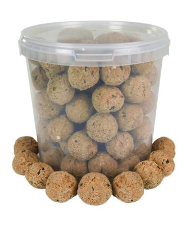 BusyBeaks Suet Fat Balls Premium Garden Wild Bird Food Enhanced Year Round Formula Naturally Blended High in Energy and Protein-Rich Feed Full of Fresh Nutritious Fat Fibre & Moisture (2.5L Tub) 1 count (Pack of 1) - Buy Online on GoSupps.com