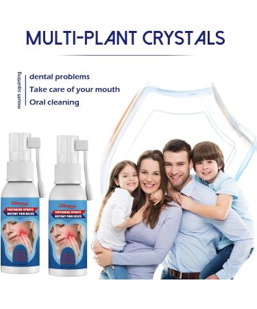 2PCS Oral Care Spray Toothache Relieving Spray Toothache Pain Relief for Adult Dental Pain Relief for Teeth Health Pain Relief for Toothache for Gum Care Teeth Treatment Relief Toothache Sprays - Buy Online on GoSupps.com