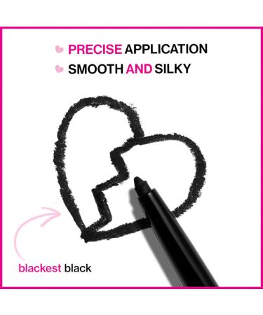 Wet n Wild Mega Last Breakup Proof Liquid Waterproof Eyeliner Blackest Black 0.01 oz (Pack of 3) - Buy Online on GoSupps.com