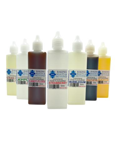 Baking Beauty and Beyond Concentrated Food Flavouring Oil - Dozen of Professional Quality Food Grade Flavouring Oil for Candy Making Baking Cooking Lip Balm and Lip Gloss - Apple Crumble (50ml)