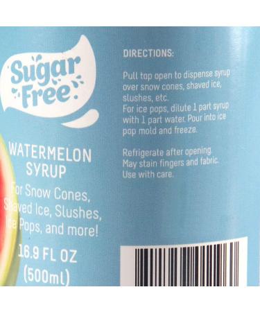 Time for Treats Sugar Free Snow Cone Syrup 3 Pack - Cherry, Blue Raspberry, Watermelon - Buy Online on GoSupps.com