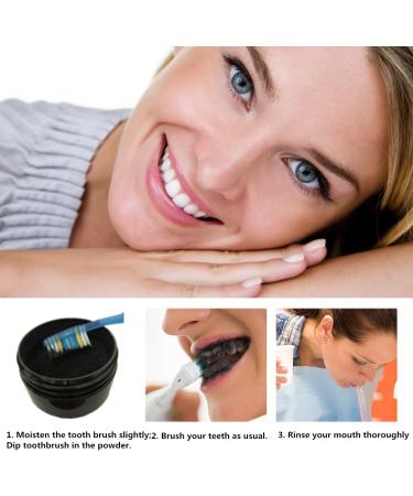 Activated Charcoal Teeth Whitening Powder - Mint Flavor | Natural Stain Fighter Cavity Prevention & Tartar Control | 30g Detoxifier for Dental Care - Buy Online on GoSupps.com