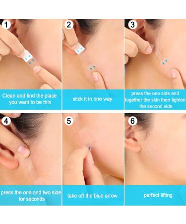 Face Lift Tape - Instant Ultra-thin Waterproof Lifting Tape for Wrinkles & Saggy Skin | 60 Pieces Makeup Tool - Buy Online on GoSupps.com