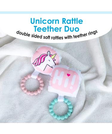 Carter's Unicorn Rattle Teether Set - Soothes and entertains baby with adorable design - Buy Online on GoSupps.com