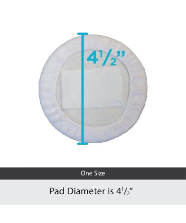 BraceAbility Hernia Belt Replacement Pad | Silicone & Soft Fabric Cover for Hernia Support | Fits Elastic Binders & Belts - Buy Online on GoSupps.com