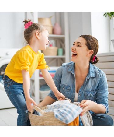 6 Pack Bow Scrunchies Rabbit Ear Hair Ties Ponytail Holder - Pink Blue Unicorns - Multi-colored Soft Scarves Scrunchies for Thick Hair - Buy Online on GoSupps.com