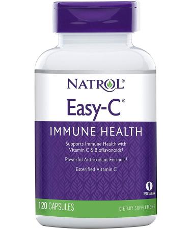 Natrol Easy-C Immune Health Vitamin C & Bioflavonoids - 500mg, 120 Vegi Capsules - Buy Online on GoSupps.com
