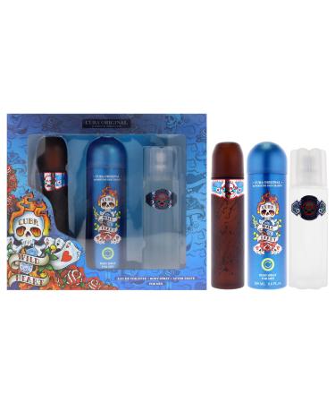 Cuba Cuba Wild Heart Men 3 Pc Gift Set