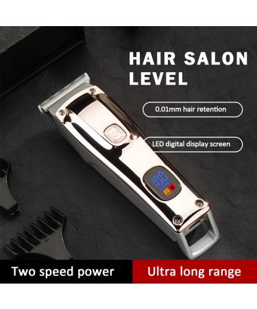 Professional Cordless Hair Clippers for Men - LED Display Hair Trimmer & Cutting Kit for Home & Beard Trimming - Buy Online on GoSupps.com