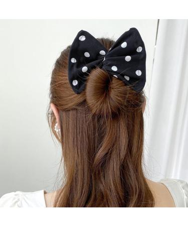Bun Maker For Long Hair Hair Bun Maker 2Pcs Hair Bun Roller Simple Braid Maker for Women French HairType Deft Bun Hair Hair Bun Accessories for Long Thick Hair Black Dots - Buy Online on GoSupps.com