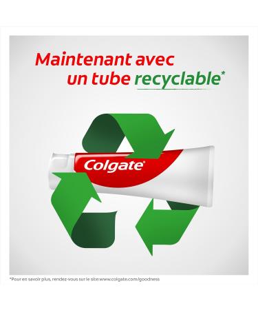 Colgate Intense Freshness Chlorophyll Toothpaste - 96% natural ingredients - Effective protection against cavities and plaque - pack of 12 x 75 ml - Buy Online on GoSupps.com