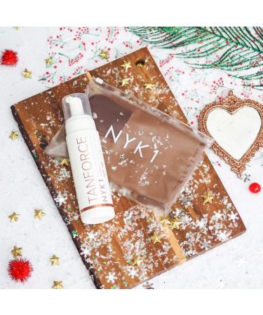 Buy Award-Winning Tan Force Self-Tanner (250ml) - Dark Golden Tan with Mega Mitt - Long-Lasting Natural Body & Facial Tanner - International Shipping Available - Buy Online on GoSupps.com