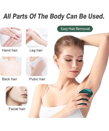 Nano Epilator - Painless Portable & Reusable Hair Removal | Permanent & Washable (Dark Green) - Buy Online on GoSupps.com