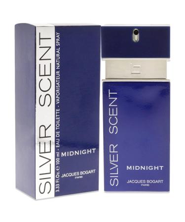 Jacques Bogart Silver Scent Midnight Men EDT Spray 3.3 oz - Buy Online on GoSupps.com