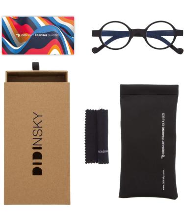 Didinsky Blue Light Filter Glasses for Men & Women - Prescription & Non-Prescription Options | Gaming & PC Eye Protection - Graphite +1.0 - Hakone Screen - Buy Online on GoSupps.com