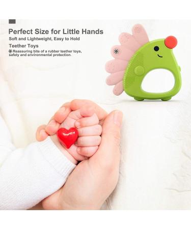 Yiosion Baby Rattle Set - Teether & Spin Toys for 3-12 Month Olds - Educational Gift for Infant - Buy Online on GoSupps.com