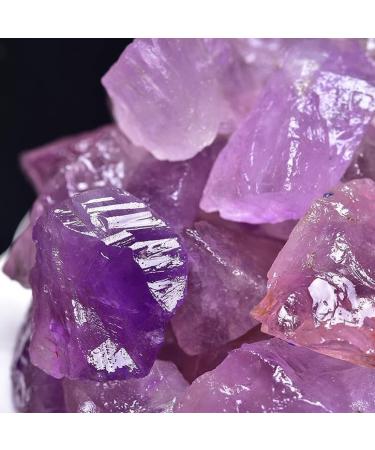 Large Amethyst Raw Crystals 1.25-2.0 for Healing, Tumbling, Cabbing - Natural Rough Stones for Decoration, Polishing - Wicca & Reiki - Buy Online on GoSupps.com