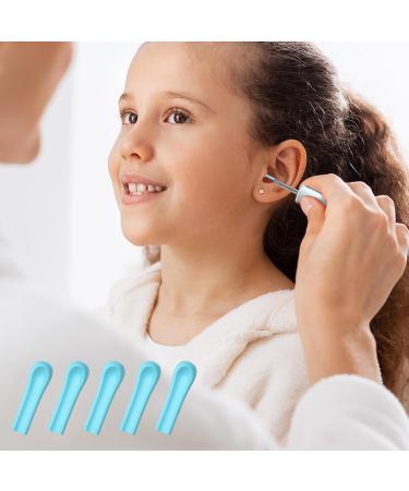 100PCS Silicone Ear Spoon Tips - Ear Cleaner Replacement Tips for Adults & Teens - Effective Ear Wax Removal (Blue - Buy Online on GoSupps.com