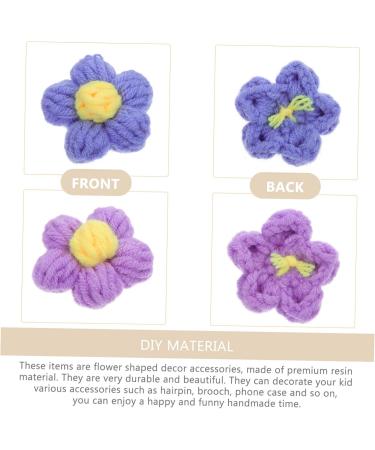 Beatifufu 10pcs Hairpin Accessories Phone Case Accessories Wool Yarn Flowers Hairpin Accessory Toddler Mini 1 count (Pack of 1) Assorted Color 4 - Buy Online on GoSupps.com