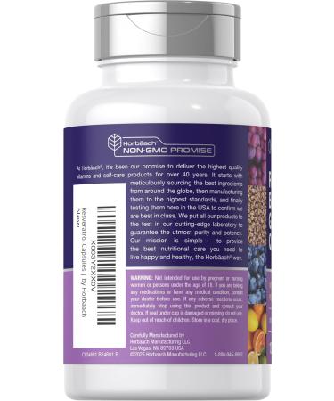 Horb ach Resveratrol Berberine Grape Seed & Quercetin | with Blueberry & Red Wine Extract | 120 Capsules | Non-GMO Gluten Free & Vegetarian Supplement - Buy Online on GoSupps.com