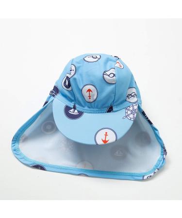 BONVERANO Baby Boys Swimsuit | Long-Sleeve One Piece Swimwear | UPF 50+ Sun Protection | Blue | 9-12 Months - Buy Online on GoSupps.com