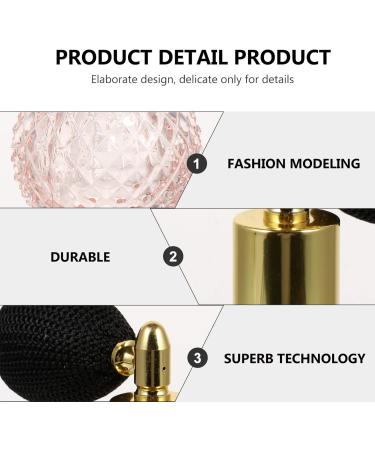 100ml Vintage Glass Perfume Bottle Perfume Spray Refillable Spray Bottle Dispenser with for Home Perfume Travel (Caps in Random Colours) - Buy Online on GoSupps.com