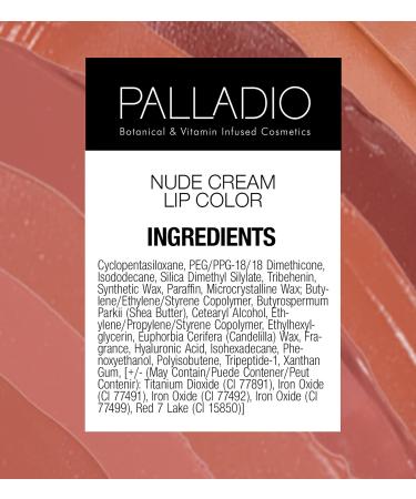 Palladio Long-Adhering Cream Lip Paint | Transfer-Proof Liquid Lipstick with High-Intensity Color | Smooth Matte Finish | B. Day Suit - Buy Online on GoSupps.com