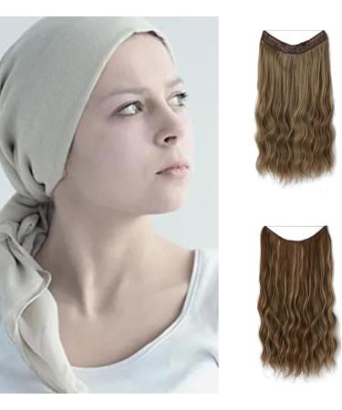 Clip in Hair Extensions Natural Real Light Brown Hair Extensions Long Wavy Hairpieces Seamless Human Hair for Women Daily Wear Party Cosplay 20inch - Buy Online on GoSupps.com
