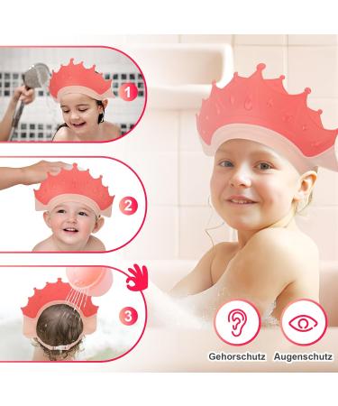 Adjustable Baby Shower Hood - Hair Washing Visor for Kids | Safe Shampoo Cap for Worry-Free Bath Time - Buy Online on GoSupps.com