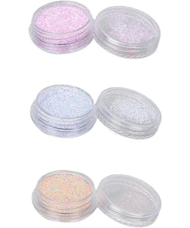 Nail Glitter Powder Elegant 6 Colors Exquisite Compact Nail Powder Stylish Delicate for Nail Salon for Party Dating - Buy Online on GoSupps.com