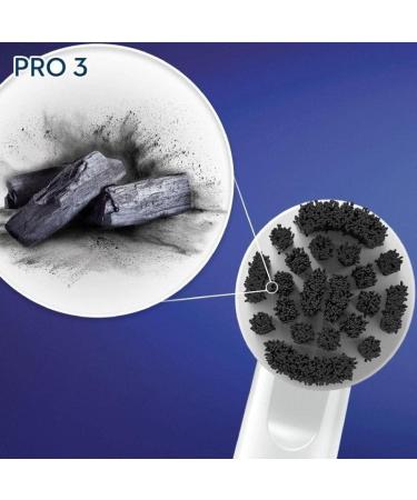 Oral-B Pro 3 3000 Electric Toothbrush - 3 Cleaning Modes 360 Pressure Sensor Activated Carbon Bristles | International Shipping - Buy Online on GoSupps.com