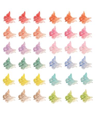 50 pieces butterfly hair clips mini hair clips claw hair clip butterfly hair clip claws hair clips for women girls children hair accessories (gradient) ... green - Buy Online on GoSupps.com