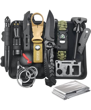 VEITORLD Gifts for Men Dad Husband Him, Fathers Day, Survival Gear and Equipment 12 in 1, Survival Kits, Cool Unique Fishing Hunting Birthday Gifts for Him Teen Boy Boyfriend Women 12 in 1 Survival Kit - Buy Online on GoSupps.com