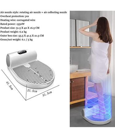 Full Body Dryer Body Dryer After Shower 1350W Waterproof Smart Thermostat Body Heater Blow Dryer Foot Touch Screen Body Care Dryer for Women/Mom/Girls - Buy Online on GoSupps.com