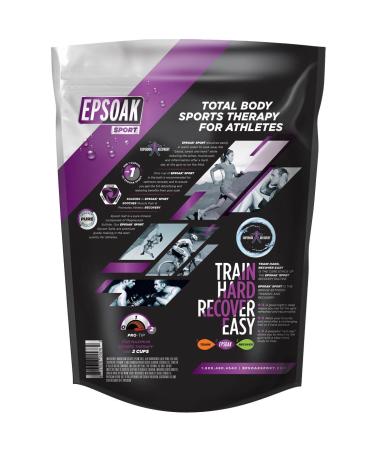 Epsoak Sport Lavender Epsom Salt - 5 lbs. Therapeutic Soak for Athletes with Essential Oil - Bulk Bag - Buy Online on GoSupps.com