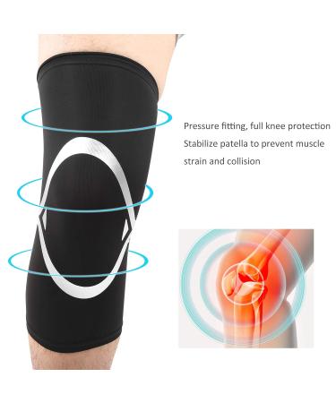 Protective Sports Knee Pads | Breathable Compression Sleeve & Support Brace for Running & Hiking | Outdoor Knee Wrap (M - Buy Online on GoSupps.com