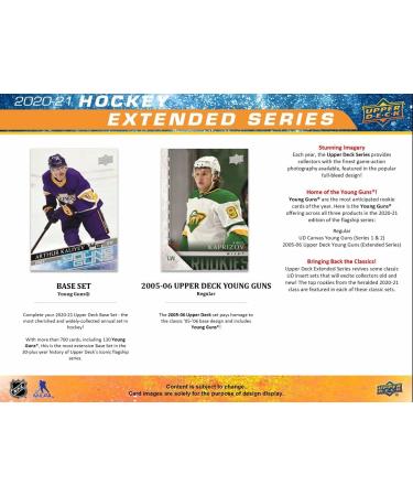 2020/21 Upper Deck Extended Series NHL Hockey Blaster Box - 7 Packs | Young Guns Rookie Cards - Buy Online on GoSupps.com