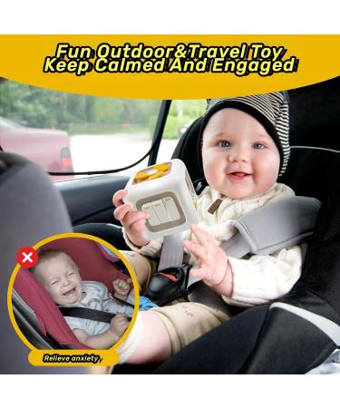 Mciskin Busy Activity Cube for Toddlers | Montessori Motor Skills Toy | Learning & Fidget Cube for Ages 1-4 - Buy Online on GoSupps.com
