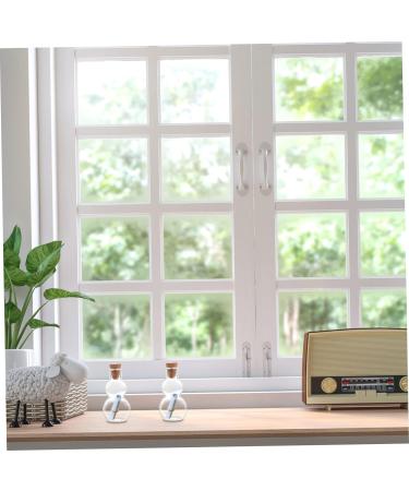 Zerodeko Glass Jar 3pcs Wishing Bottle Glass Wooden Accessories Bed Room Decor Transparent 3.8X2.cm - Buy Online on GoSupps.com