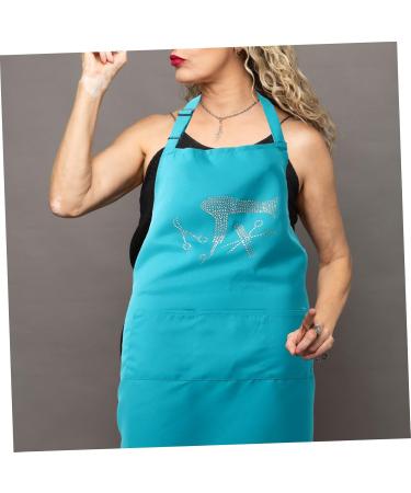 Angoily Barber Apron Hairstylist Apron Chef Apron Grilling Gloves Hair Cutting Apron Hair Dresser Apron for Women Bib Apron Waist Aprons Polyester Adjustable Hair Dye Miss - Buy Online on GoSupps.com