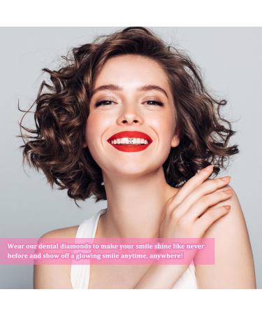4 Pairs Tooth Crystal Gems - Tartar Jewelry & Dental Decorations | International Shipping - Buy Online on GoSupps.com