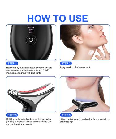 NXNIJ 3-in-1 Anti-Aging Facial Massager for Face Firming and Wrinkle Removal - Buy Online on GoSupps.com