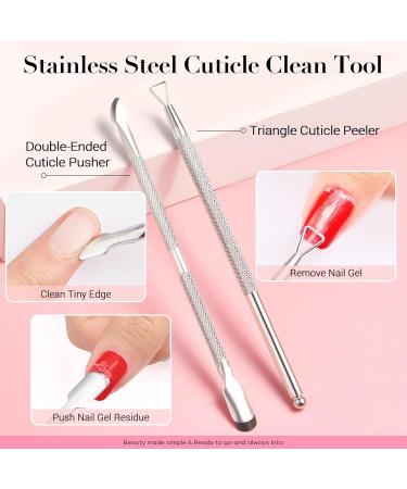 AZUREBEAUTY Nail Soaking Bowl Soak Off Dip Powder Gel Polish Remover Manicure Bowl for Hand with 15ml Cuticle Oil Cuticle Remover Tools Nail Brush Cuticle Pusher Cuticle Peeler Nail File Buffer - Buy Online on GoSupps.com