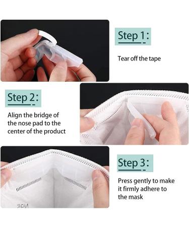 Clear Anti-Fog Nose Bridge Pads - 5pcs Silicone Self-Adhesive Strips for Mask, Comfortable Seal Cushion for DIY Crafting - Buy Online on GoSupps.com