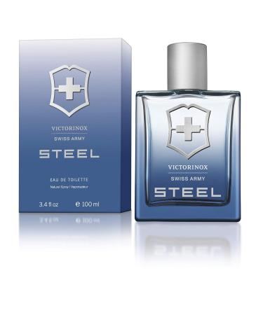 Victorinox Swiss Army Steel Men 3.4 oz EDT Spray 3.4 Ounce - Buy Online on GoSupps.com
