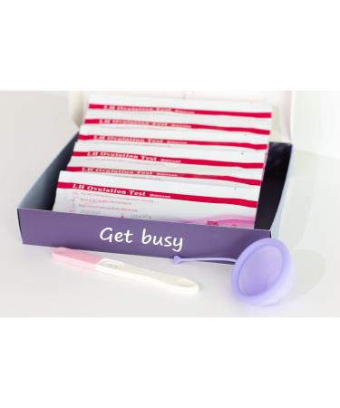 Cupid Baby Home Insemination kit ONE Step Home Fertility kit Contains 5 Ovulation Tests & 1 100% Medical Grade Conception Cup